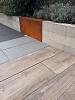 Eccoborder Betotop corten 15-43 - Afmeting: 200 x 15,5 x (3,5+43) cm