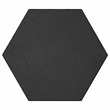 Soft Comfort Zeskant 60x60x4cm Nero