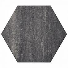 Soft Comfort Zeskant 60x60x4cm Grijs/Zwart