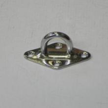 Plaat met oog 80x50mm RVS