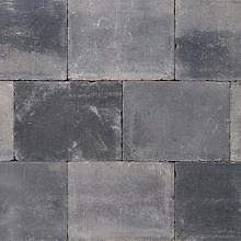 Abbeystones 30x40x6 cm grijs/zwart met deklaag