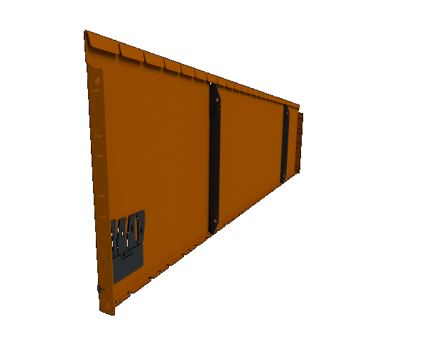 Flexline corten hoogte 40 cm - lengte 216 cm - incl. grondnagels