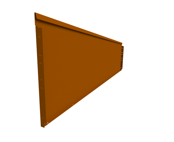 Rigidline corten hoogte 56 cm - lengte 216 cm - incl. grondnagels