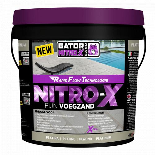 Gator Nitro X fijn Platina voegmortel 12,5 kg